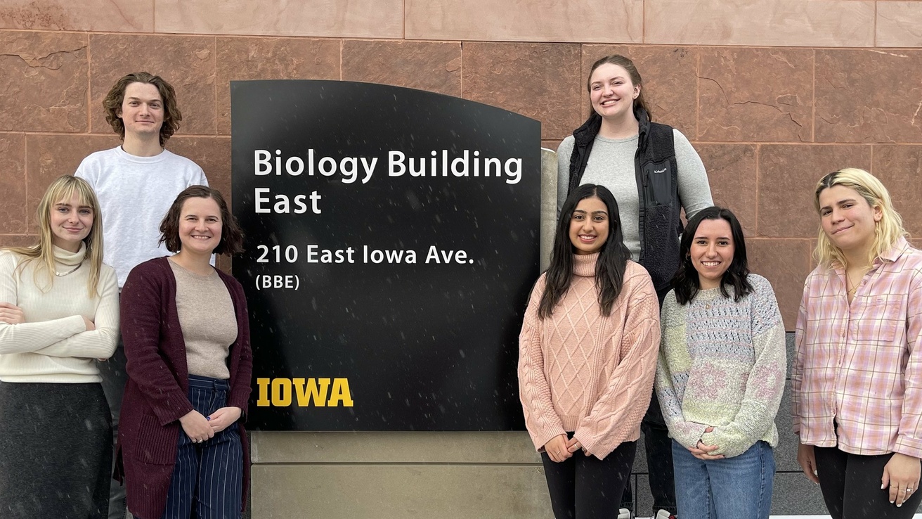 picture of a group of scientists outside